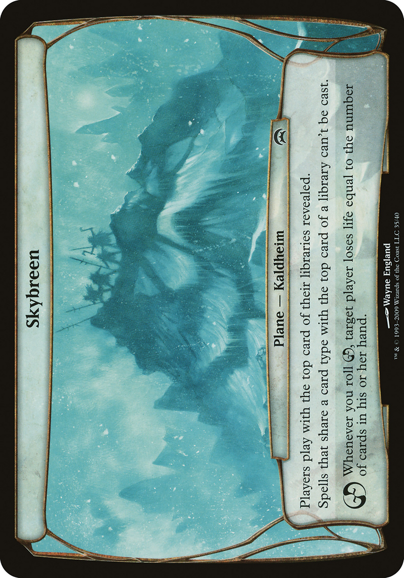 Skybreen (Planechase) (OVER-) [Oversized] Planechase Planes MTG Single Wizards of the Coast