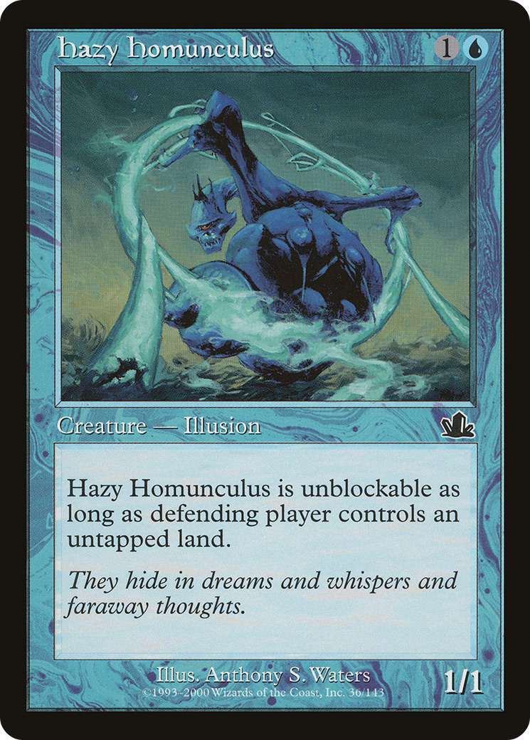 Hazy Homunculus (PCY-036) [Prophecy] MTG Single Wizards of the Coast