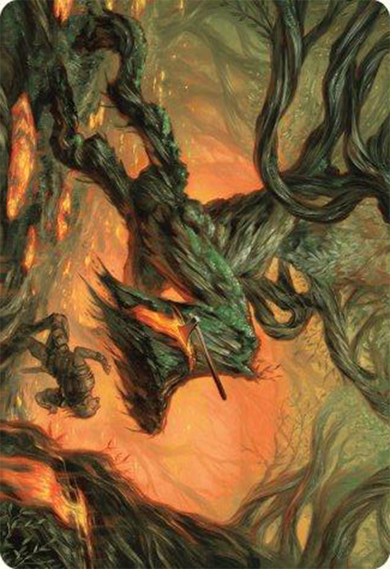 Stump Stomp Art Card [Art Series] Modern Horizons 3 MTG Single Magic: The Gathering