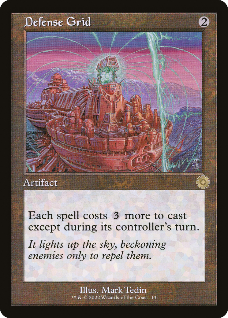 Defense Grid (BRR-013) [The Brothers' War Retro Artifacts] Foil MTG Single Wizards of the Coast