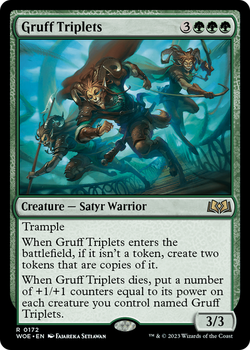 Gruff Triplets (WOE-172) [Wilds of Eldraine] MTG Single Wizards of the Coast