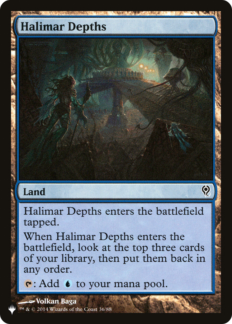 Halimar Depths (LIST-DDM-36) [Mystery Booster] The List MTG Single Wizards of the Coast