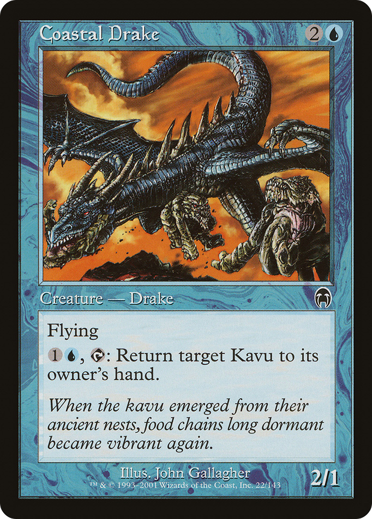 Coastal Drake (APC-022) [Apocalypse] MTG Single Wizards of the Coast