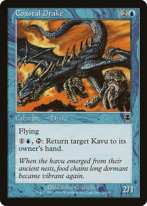 Coastal Drake (APC-022) [Apocalypse] MTG Single Wizards of the Coast