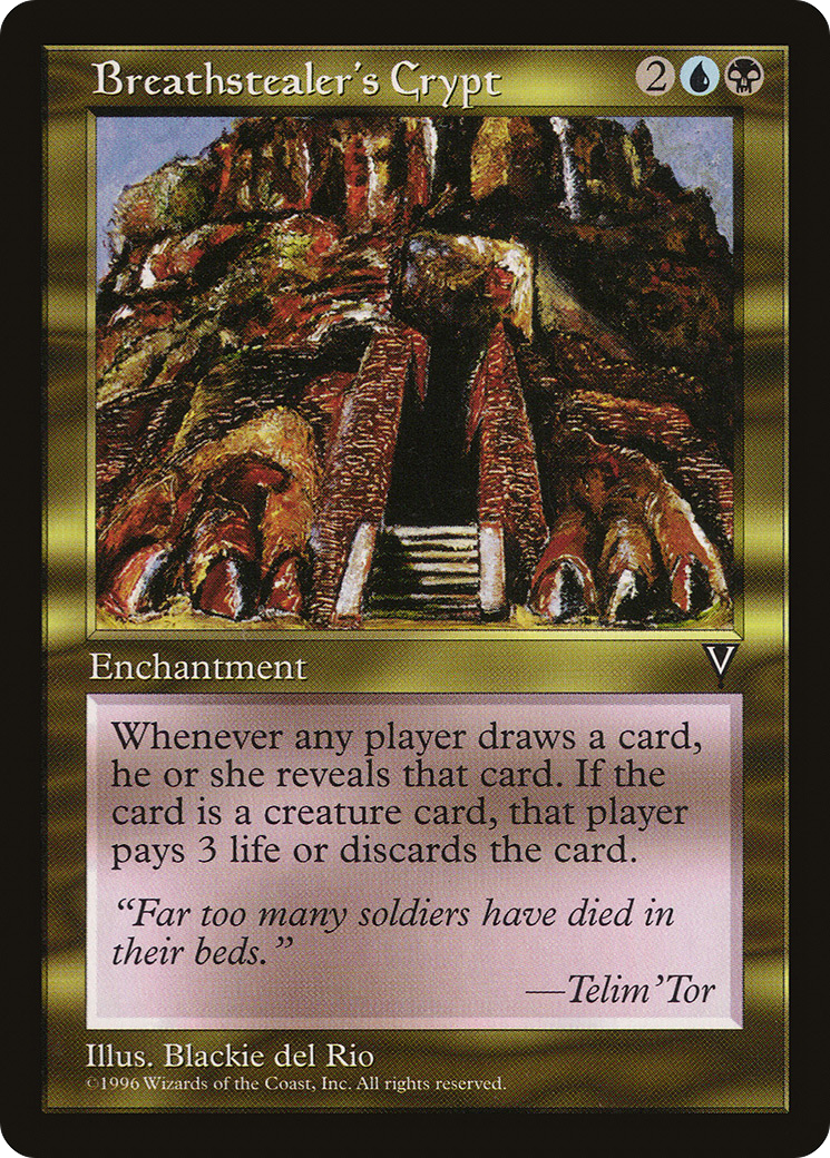 Breathstealer's Crypt (VIS-127) [Visions] MTG Single Wizards of the Coast