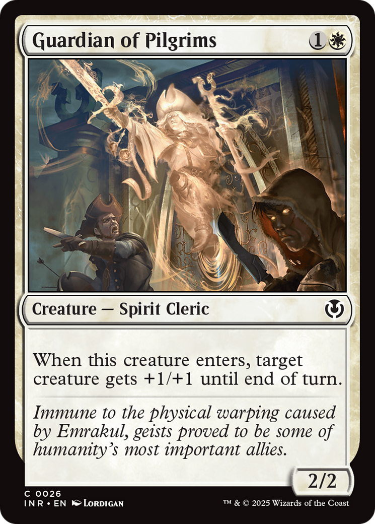 Guardian of Pilgrims (INR-026) [Innistrad Remastered] Foil MTG Single Wizards of the Coast