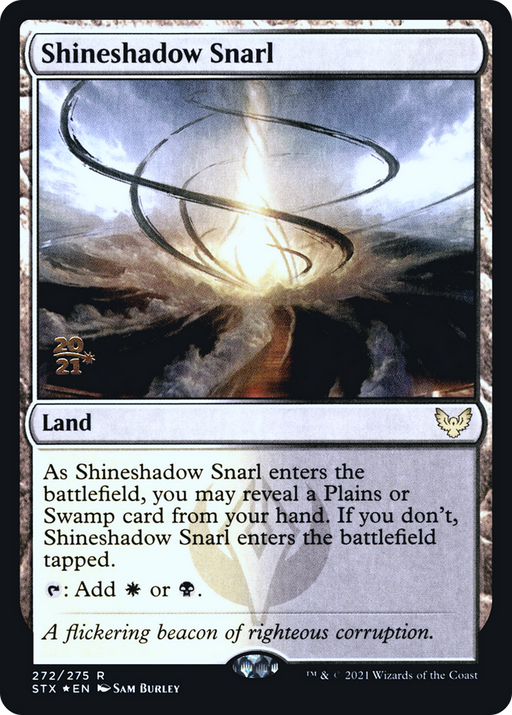 Shineshadow Snarl (PRE-272) [Strixhaven: School of Mages Promos] Foil MTG Single Wizards of the Coast