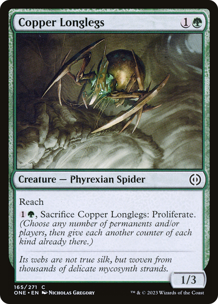 Copper Longlegs (ONE-165) [Phyrexia: All Will Be One] MTG Single Wizards of the Coast