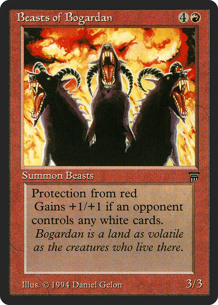 Beasts of Bogardan (LEG-) [Oldschool] Legends MTG Single Wizards of the Coast