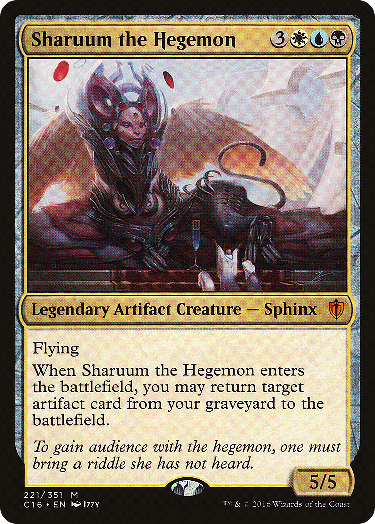 Sharuum the Hegemon (C16-221) [Commander 2016] MTG Single Wizards of the Coast