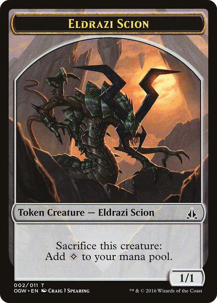 Eldrazi Scion Token (002) (OGW-002) [Tokens] Oath of the Gatewatch Tokens MTG Single Wizards of the Coast