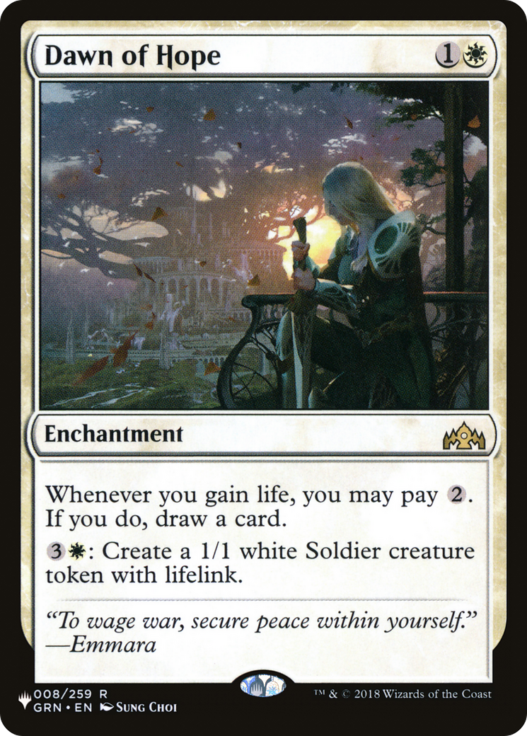 Dawn of Hope (LIST-008) [Mystery Booster] The List MTG Single Wizards of the Coast