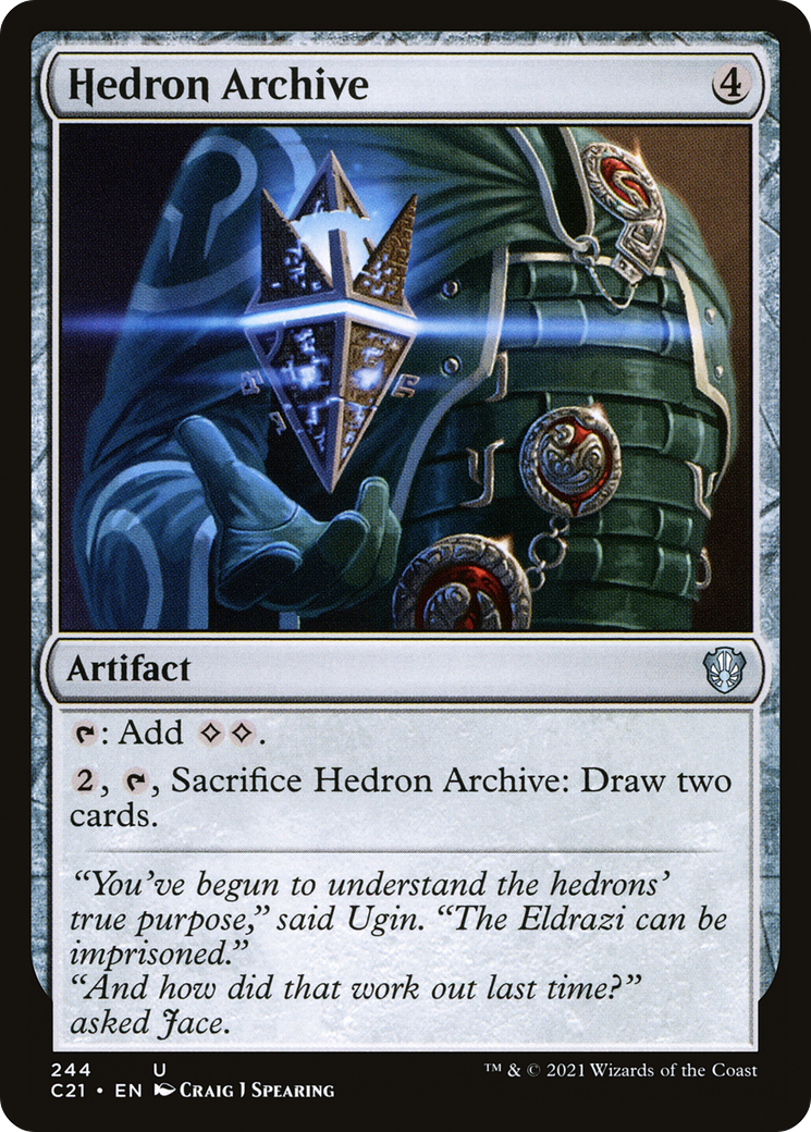 Hedron Archive (C21-244) [Commander 2021] MTG Single Wizards of the Coast