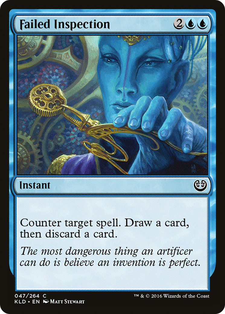 Failed Inspection (KLD-047) [Kaladesh] MTG Single Wizards of the Coast