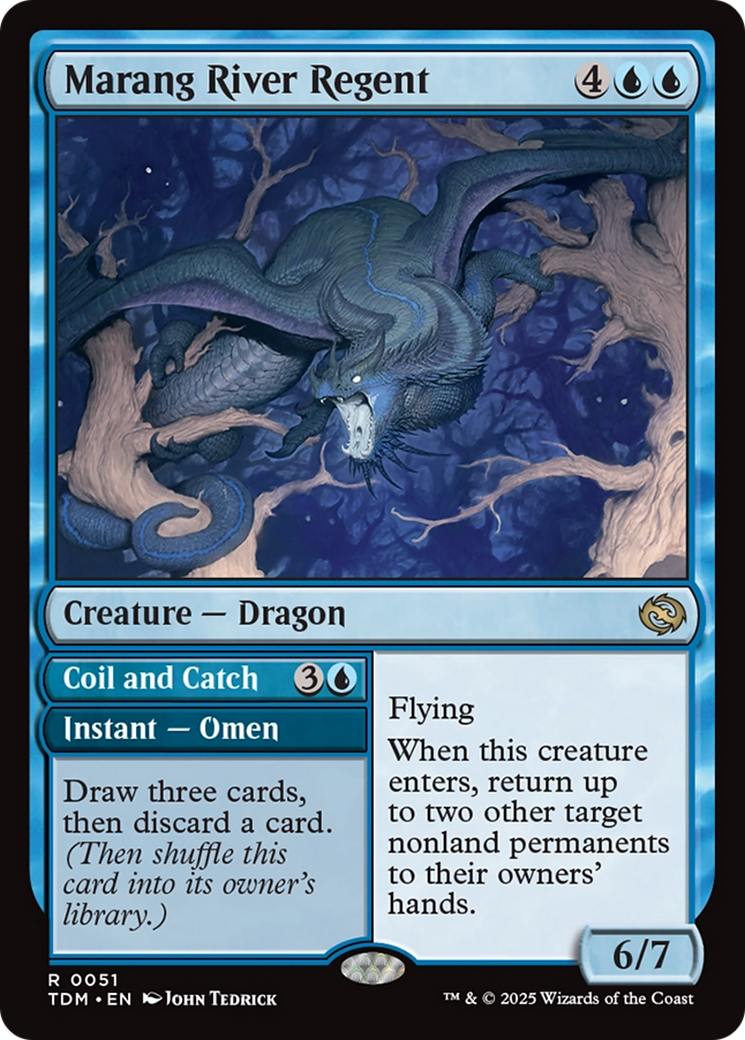 Marang River Regent (TDM-051) [Tarkir: Dragonstorm] Foil MTG Single Wizards of the Coast