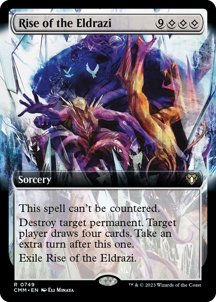 Rise of the Eldrazi (CMM-749) [Commander Masters] (Extended Art) Foil MTG Single Wizards of the Coast