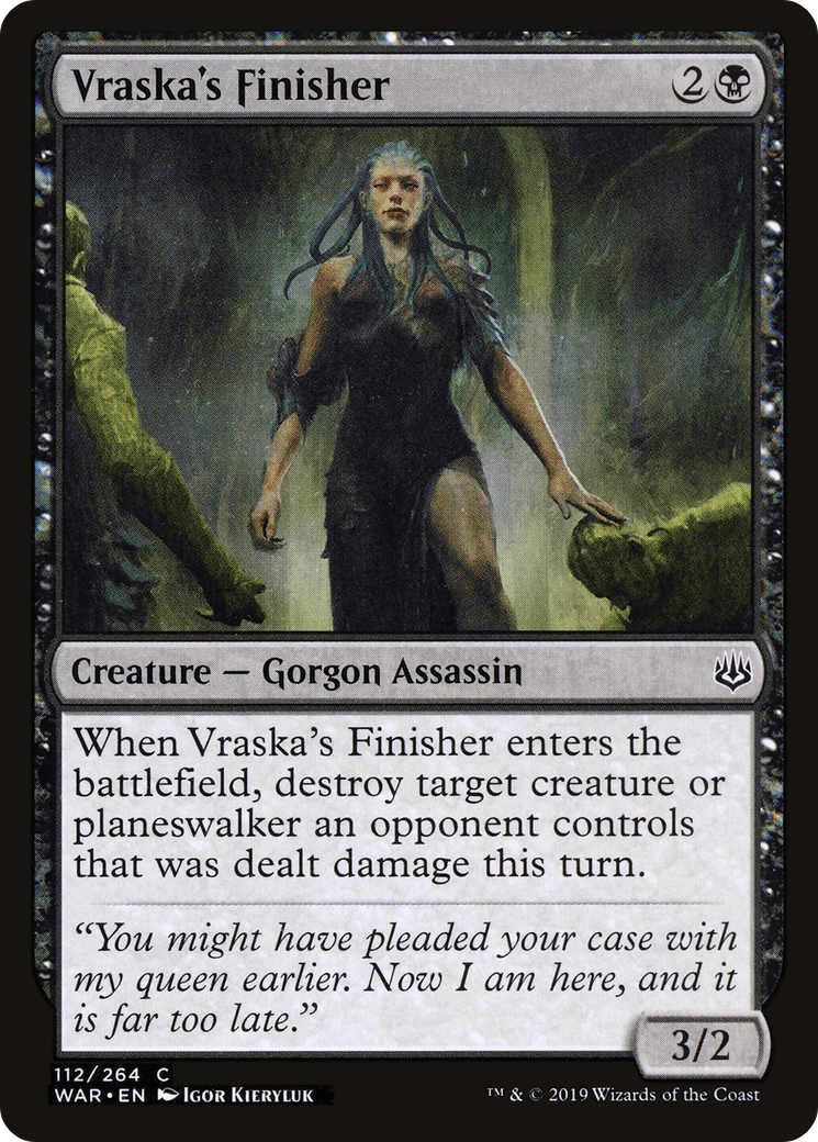 Vraska's Finisher (WAR-112) [War of the Spark] MTG Single Wizards of the Coast