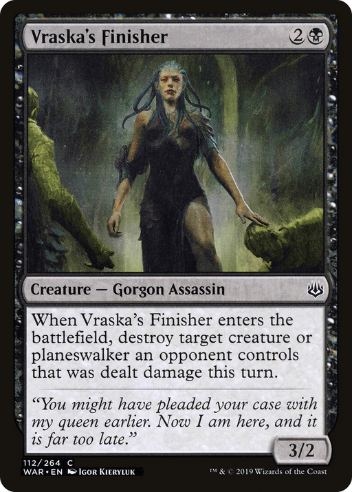 Vraska's Finisher (WAR-112) [War of the Spark] MTG Single Wizards of the Coast