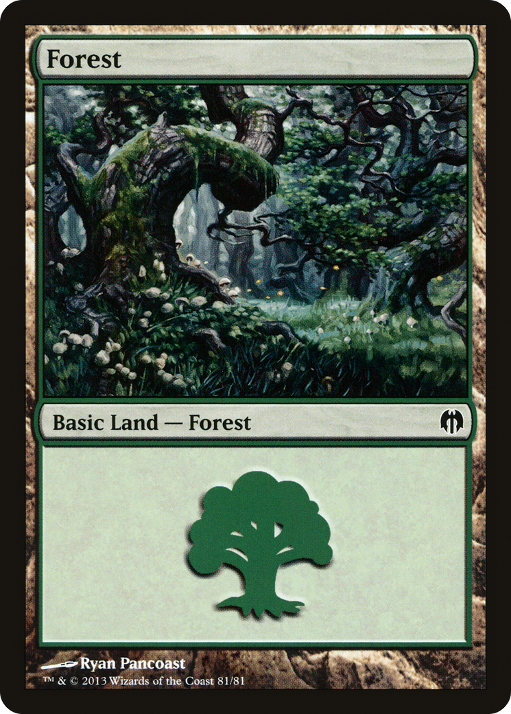 Forest (DDL-081) [Misc] Duel Decks: Heroes vs. Monsters MTG Single Wizards of the Coast