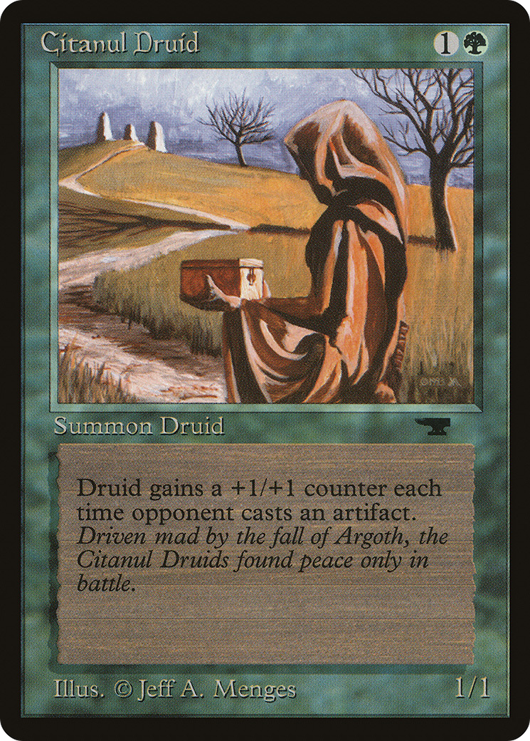 Citanul Druid (ATQ-) [Oldschool] Antiquities MTG Single Wizards of the Coast