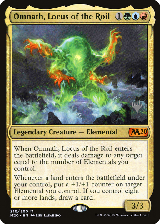 Omnath, Locus of the Roil (PPM20-216P) [Core Set 2020 Promos] MTG Single Wizards of the Coast