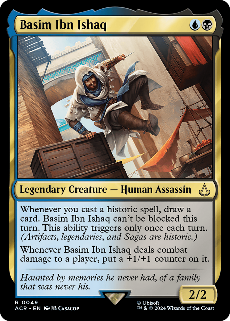 Basim Ibn Ishaq (ACR-049) [Assassin's Creed] MTG Single Wizards of the Coast