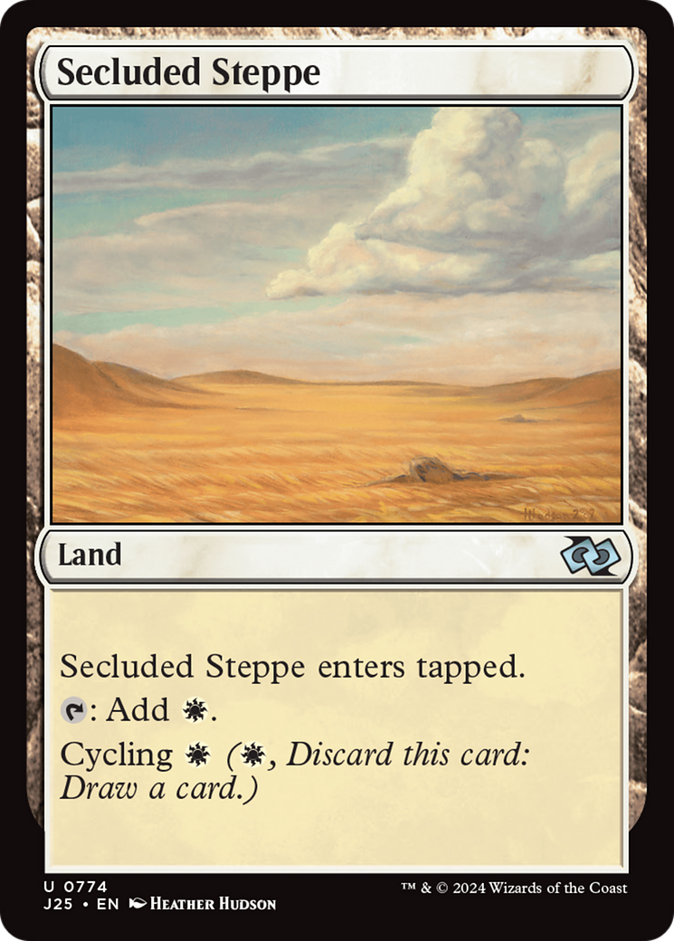 Secluded Steppe (J25-774) [Foundations Jumpstart] MTG Single Wizards of the Coast