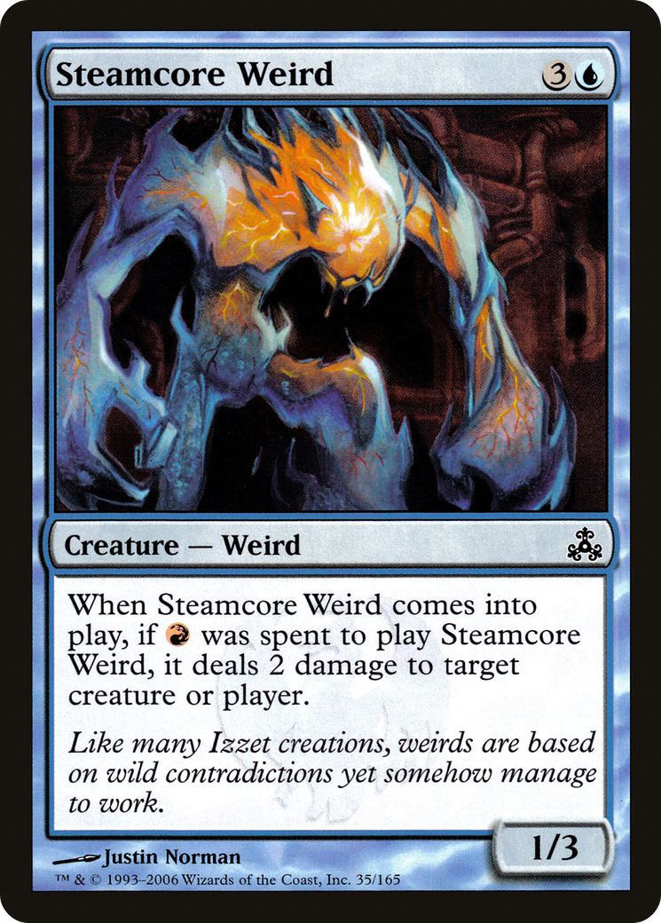 Steamcore Weird (GPT-035) [Guildpact] Foil MTG Single Wizards of the Coast