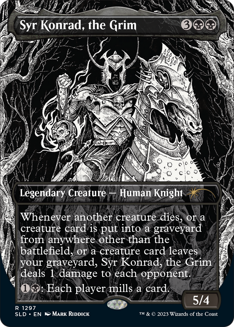 Syr Konrad, the Grim (SLD-1297) [Secret Lair] Drop (Borderless) MTG Single Wizards of the Coast