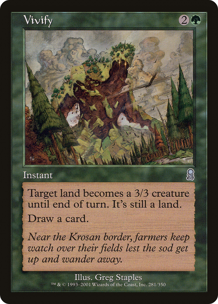 Vivify (ODY-281) [Odyssey] MTG Single Wizards of the Coast