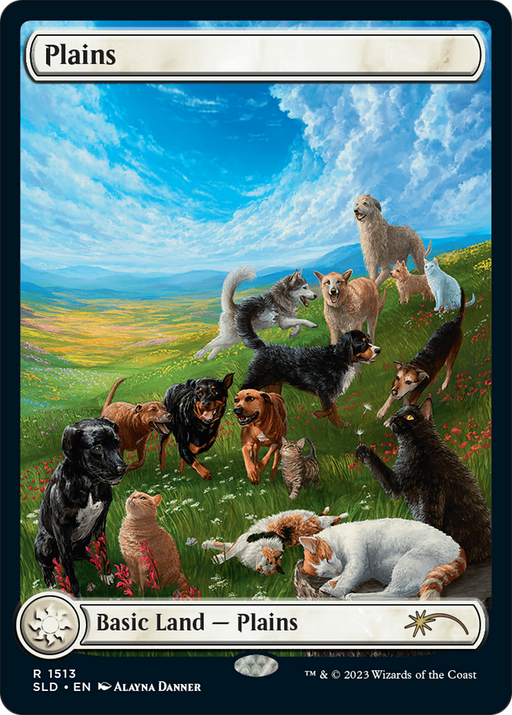 Plains (SLD-1513) [Secret Lair] Drop (Full Art) Foil MTG Single Wizards of the Coast