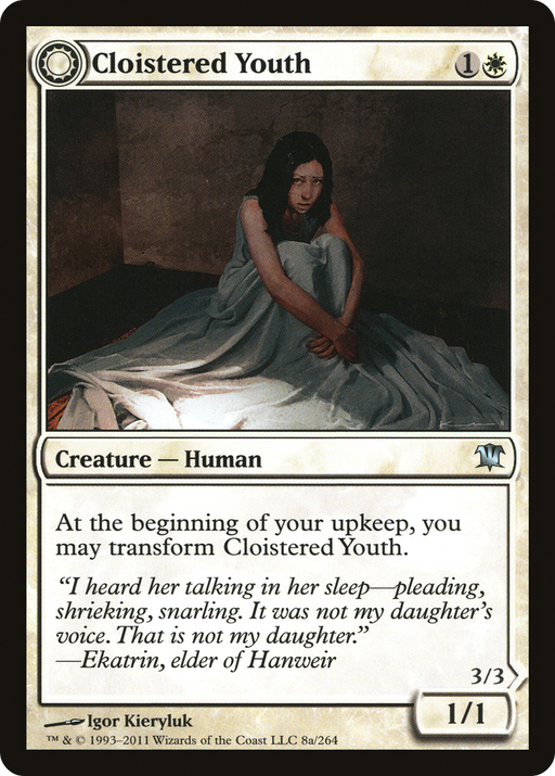 Cloistered Youth (ISD-008) [Innistrad] MTG Single Wizards of the Coast