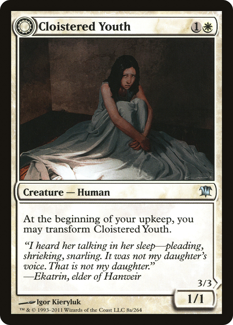 Cloistered Youth (ISD-008) [Innistrad] MTG Single Wizards of the Coast