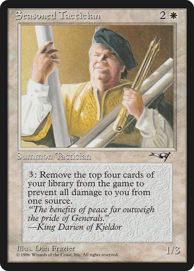 Seasoned Tactician (ALL-017) [Alliances] MTG Single Wizards of the Coast