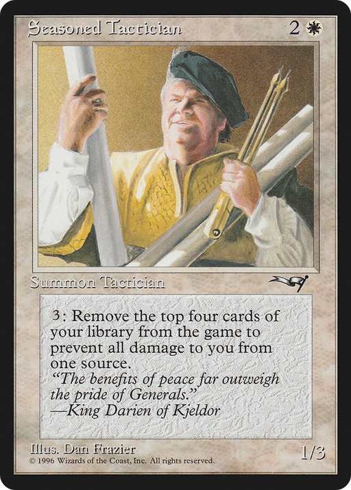 Seasoned Tactician (ALL-017) [Alliances] MTG Single Wizards of the Coast