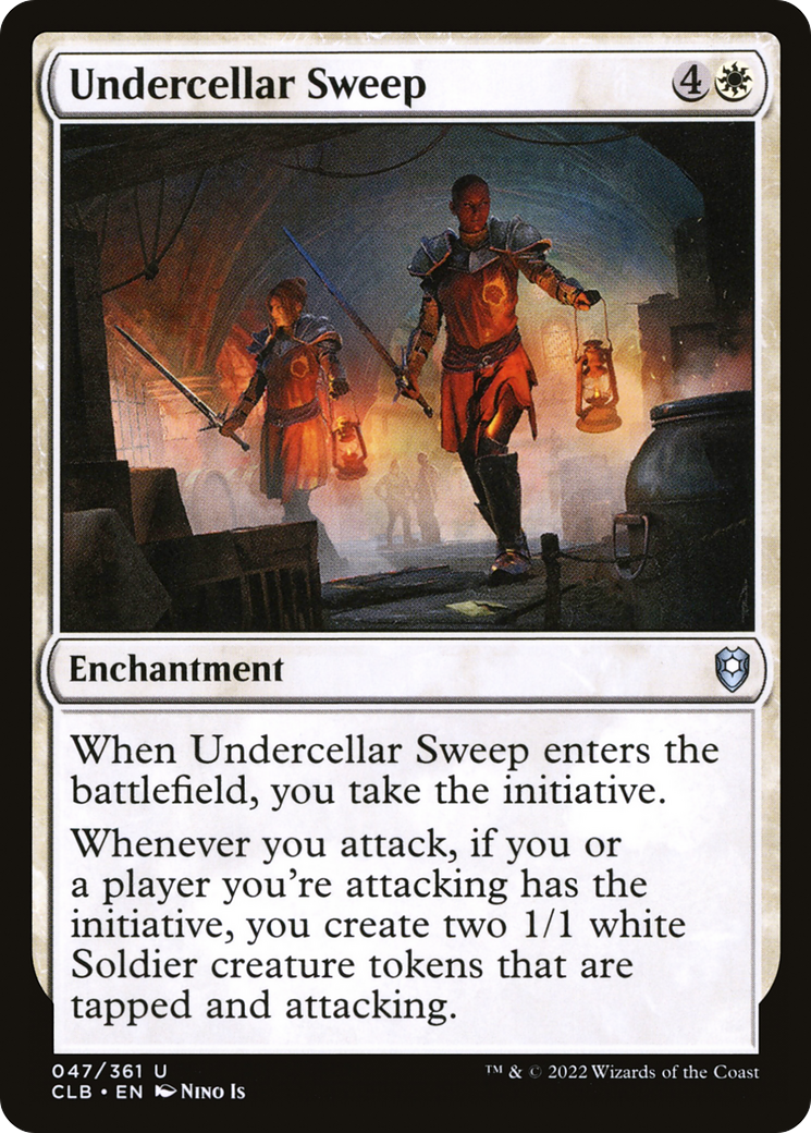 Undercellar Sweep (CLB-047) [Commander Legends: Battle for Baldur's Gate] Foil MTG Single Wizards of the Coast