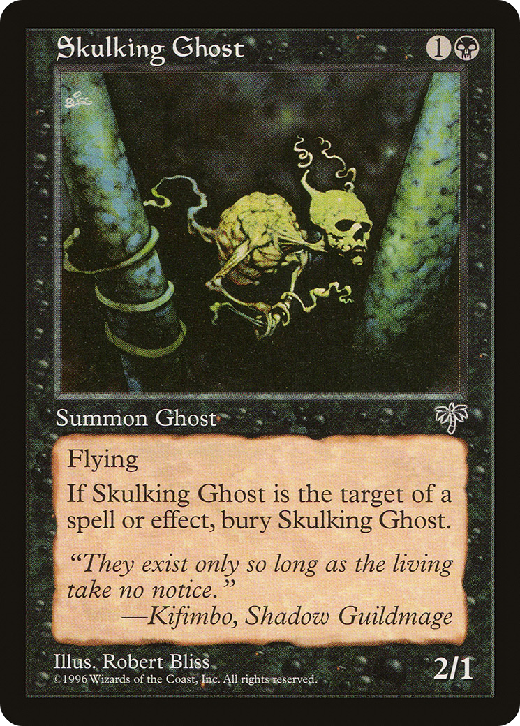 Skulking Ghost (MIR-143) [Mirage] MTG Single Wizards of the Coast