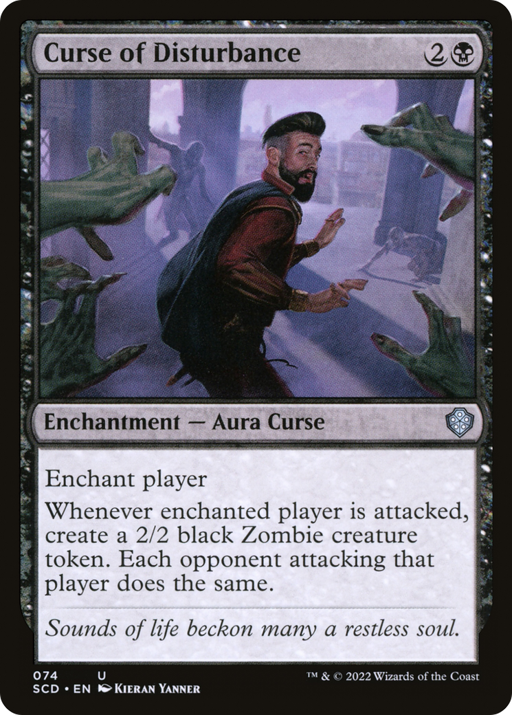 Curse of Disturbance (SCD-074) [Starter Commander Decks] MTG Single Wizards of the Coast