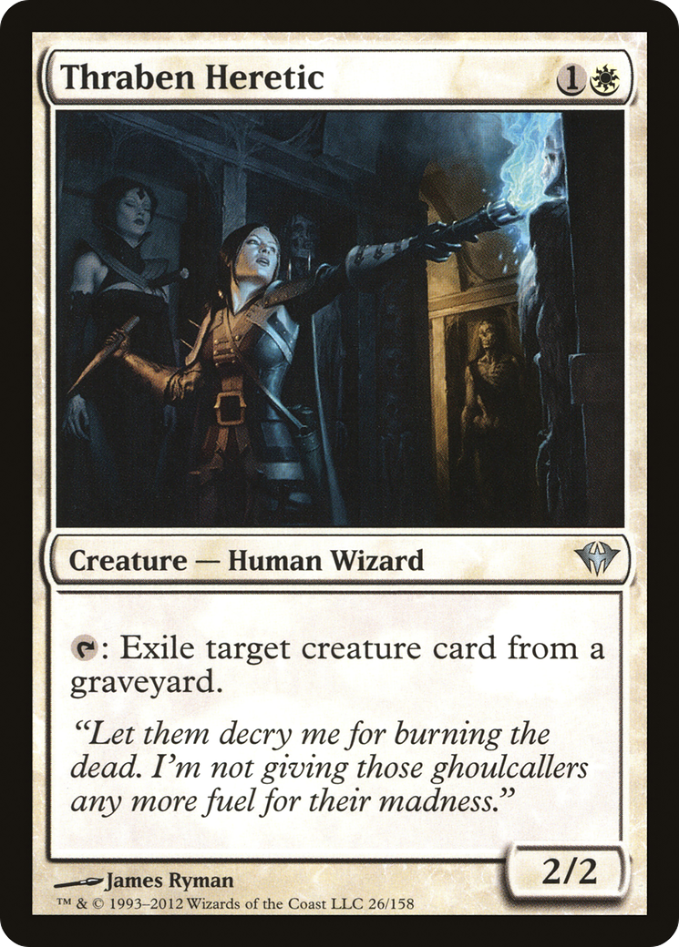 Thraben Heretic (DKA-026) [Dark Ascension] MTG Single Wizards of the Coast
