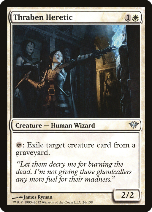 Thraben Heretic (DKA-026) [Dark Ascension] MTG Single Wizards of the Coast