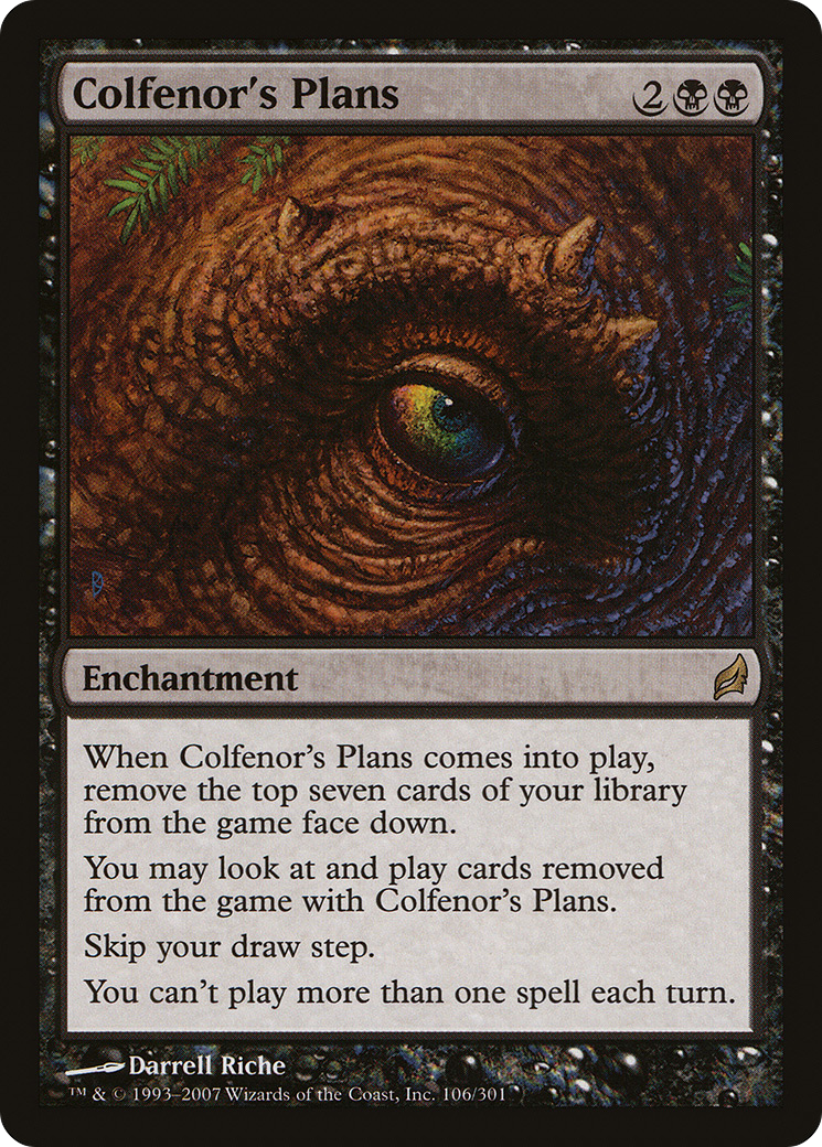 Colfenor's Plans (LRW-106) [Lorwyn] Foil MTG Single Wizards of the Coast