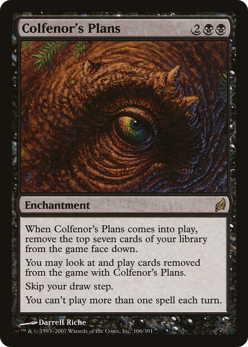 Colfenor's Plans (LRW-106) [Lorwyn] Foil MTG Single Wizards of the Coast