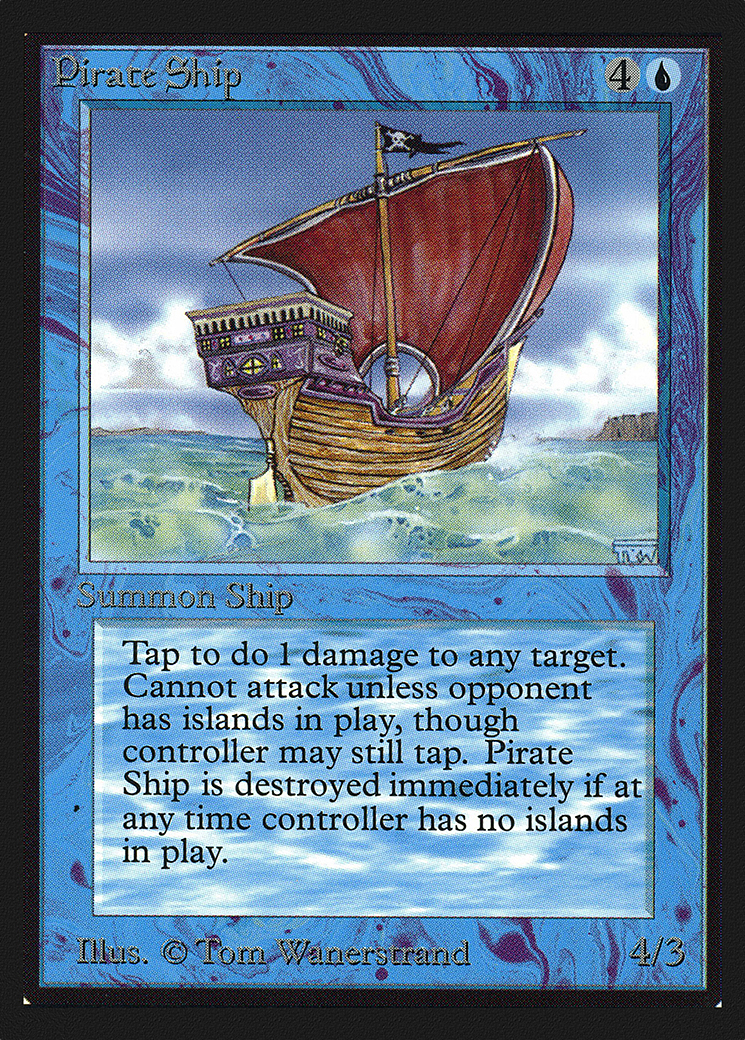 Pirate Ship (CED-071) [Collectors' Edition] MTG Single Wizards of the Coast
