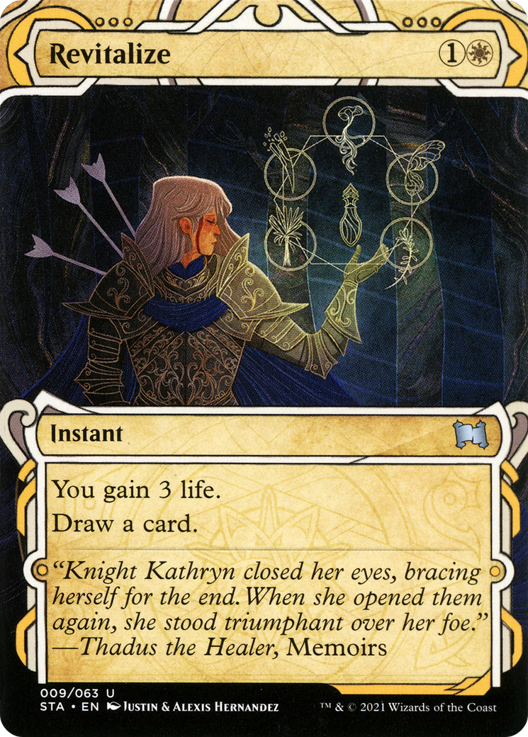 Revitalize (STA-009) [Strixhaven Mystical Archive] (Showcase) (Borderless) MTG Single Wizards of the Coast