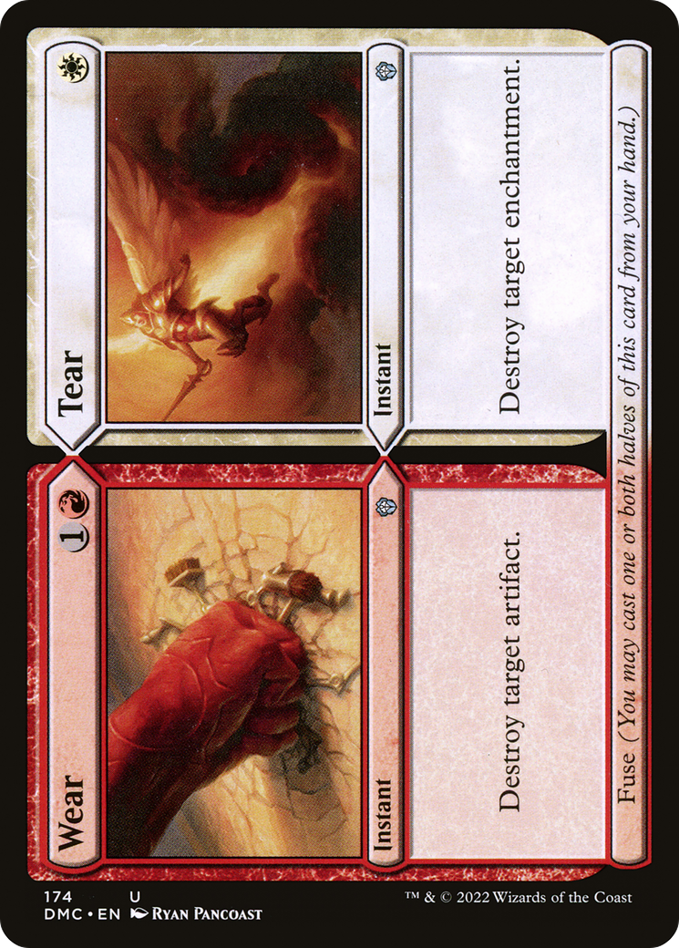 Wear // Tear (DMC-174) [Dominaria United Commander] MTG Single Wizards of the Coast