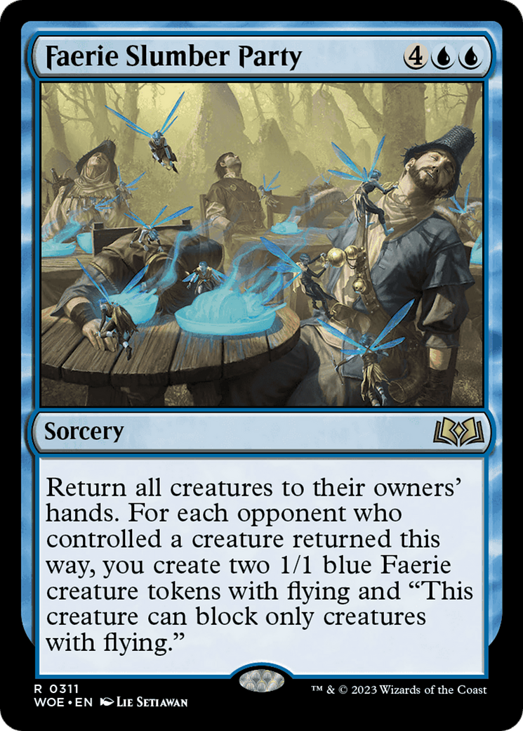 Faerie Slumber Party (WOE-311) [Wilds of Eldraine] Foil MTG Single Wizards of the Coast