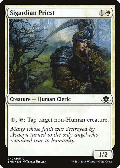 Sigardian Priest (EMN-042) [Eldritch Moon] MTG Single Wizards of the Coast