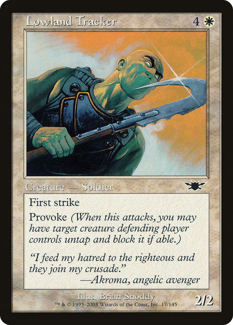 Lowland Tracker (LGN-017) [Legions] MTG Single Wizards of the Coast