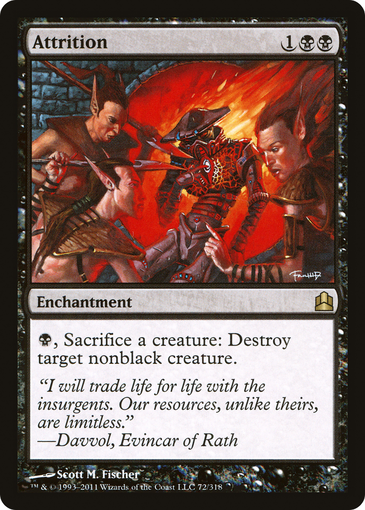 Attrition (CMD-072) [Commander 2011] MTG Single Wizards of the Coast