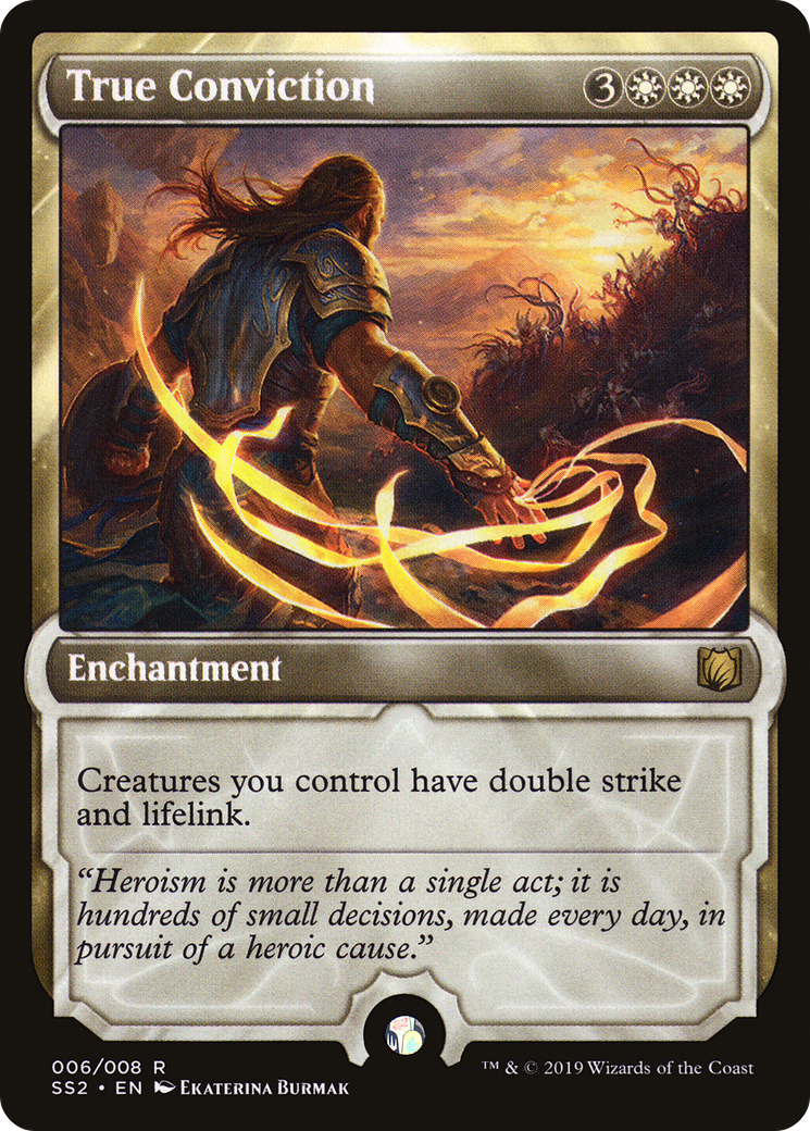 True Conviction (SS2-006) [Misc] Signature Spellbook: Gideon MTG Single Wizards of the Coast
